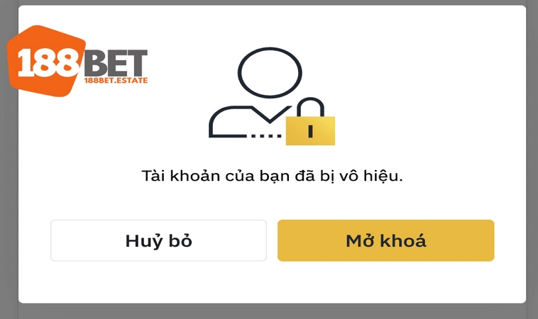 Bị Khóa Tài Khoản Tại 188bet Có Rút Được Tiền Không? 1 Nhiều nguyên nhân dẫn đến bị khóa tài khoản tại 188bet
