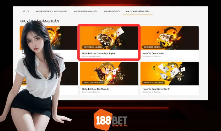 Hoàn Trả Cược Casino Trực Tuyến: những ưu đãi 188bet mới nhất Hoàn Trả Cược Casino Trực Tuyến: những ưu đãi 188bet mới nhất