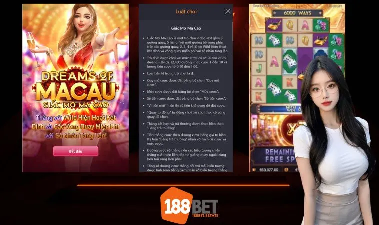 Hướng dẫn chơi Giấc Mơ Macao 188bet siêu nét Hướng dẫn chơi Giấc Mơ Macao 188bet siêu nét