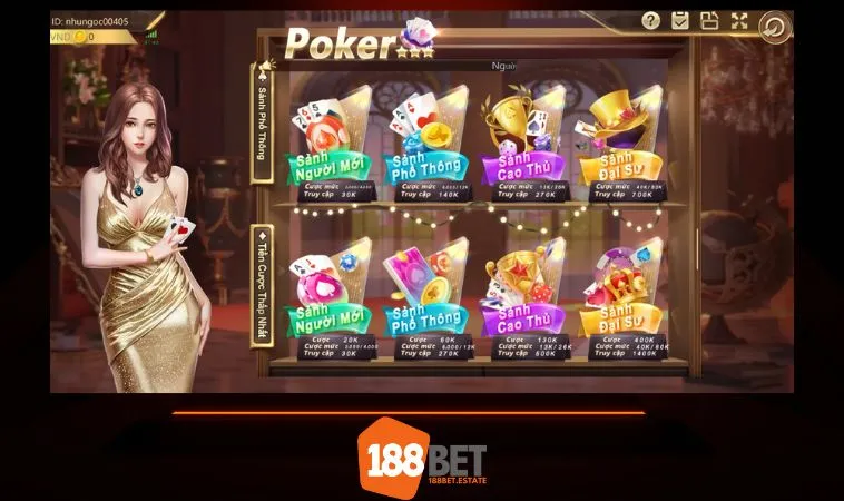 Poker 188bet: luật chơi đơn giản nên khám phá Poker 188bet: luật chơi đơn giản nên khám phá